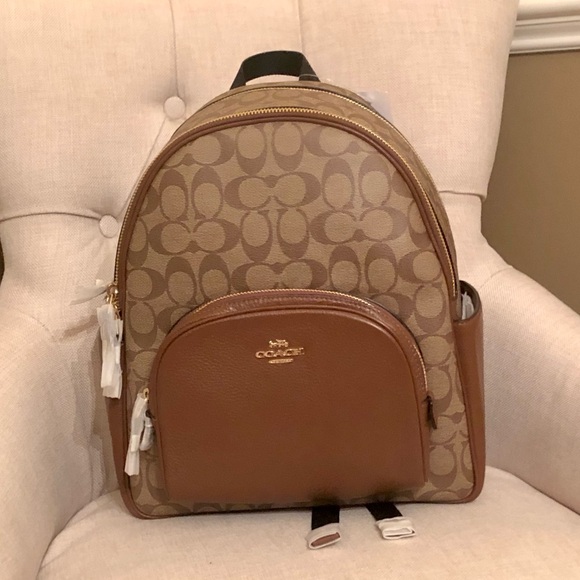 Coach Court Backpack In Signature Canvas NWT Coach - Picture 1 of 9